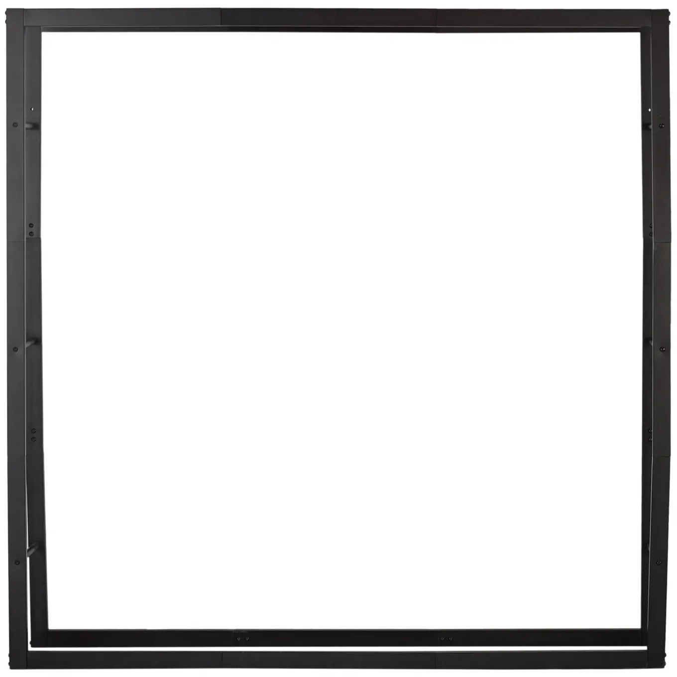 Lendo Online Brandhoutrek 148×25×148 Cm Zwart Staal