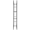 Lendo Online Brandhoutrek 196×25×196 Cm Zwart Staal
