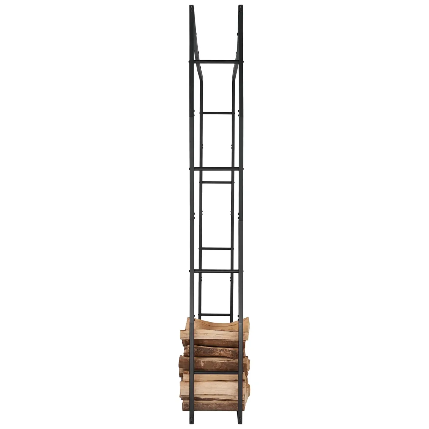 Lendo Online Brandhoutrek 196×25×196 Cm Zwart Staal