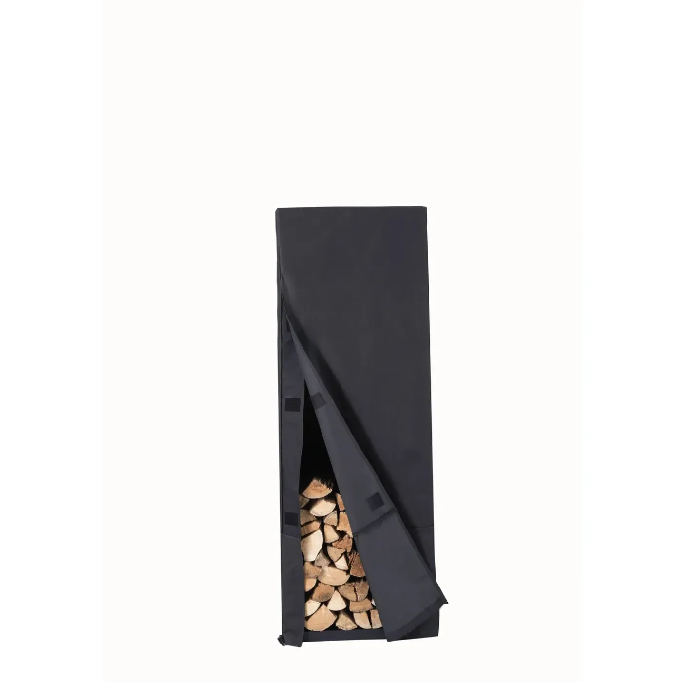 Lendo Online Hoes Brandhoutrek 50x25x196 Cm Oxford Zwart