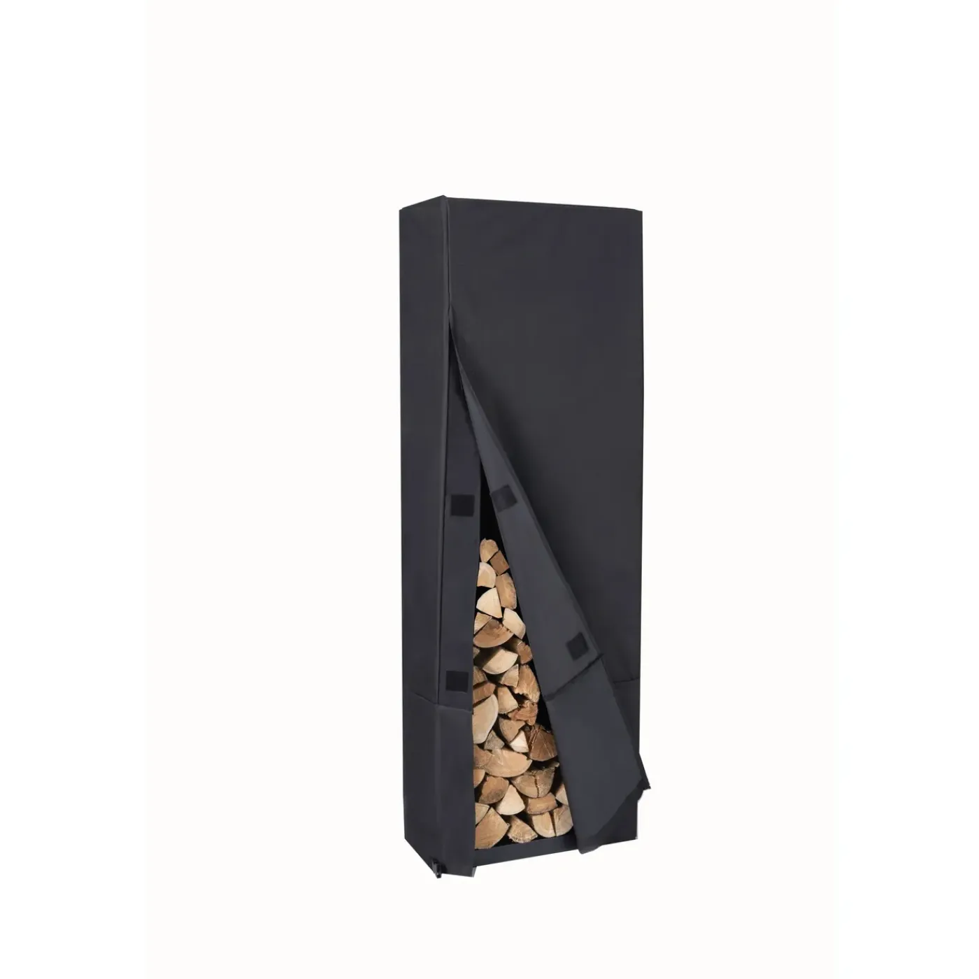 Lendo Online Hoes Brandhoutrek 50x25x196 Cm Oxford Zwart