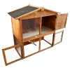 Lendo Online Konijnenhok 94x46x96 Cm Honingbruin Hout
