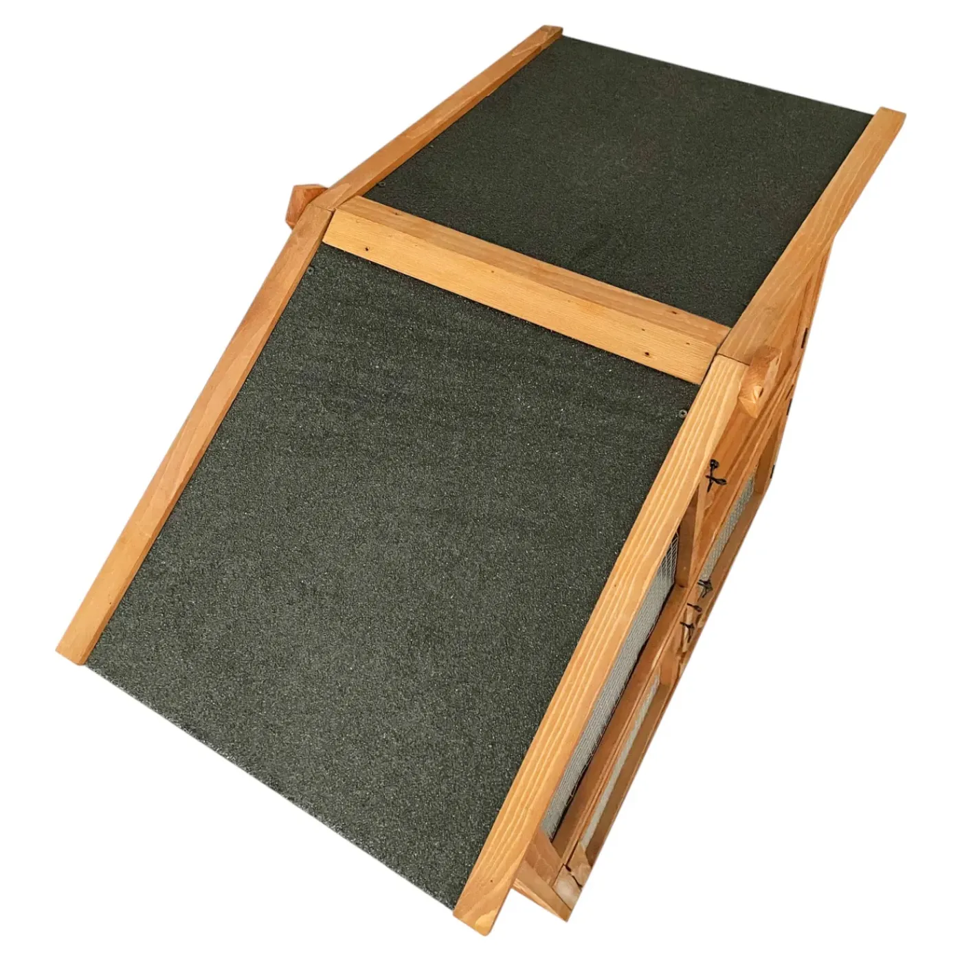 Lendo Online Konijnenhok 94x46x96 Cm Honingbruin Hout