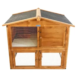 Lendo Online Konijnenhok 94x46x96 Cm Honingbruin Hout