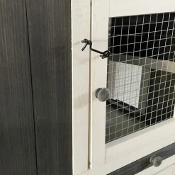 Lendo Online Konijnenhok 145x45x85 Hout Grijs