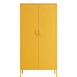 Lendo Online Lockerkast Metaal 90x50x180 Cm Geel