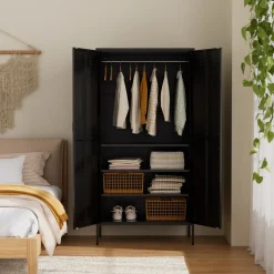 Lendo Online Lockerkast Metaal 90x50x180 Cm Zwart
