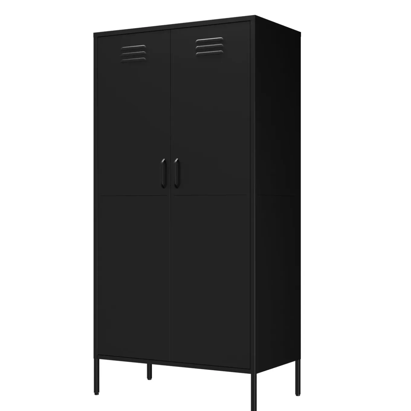 Lendo Online Lockerkast Metaal 90x50x180 Cm Zwart