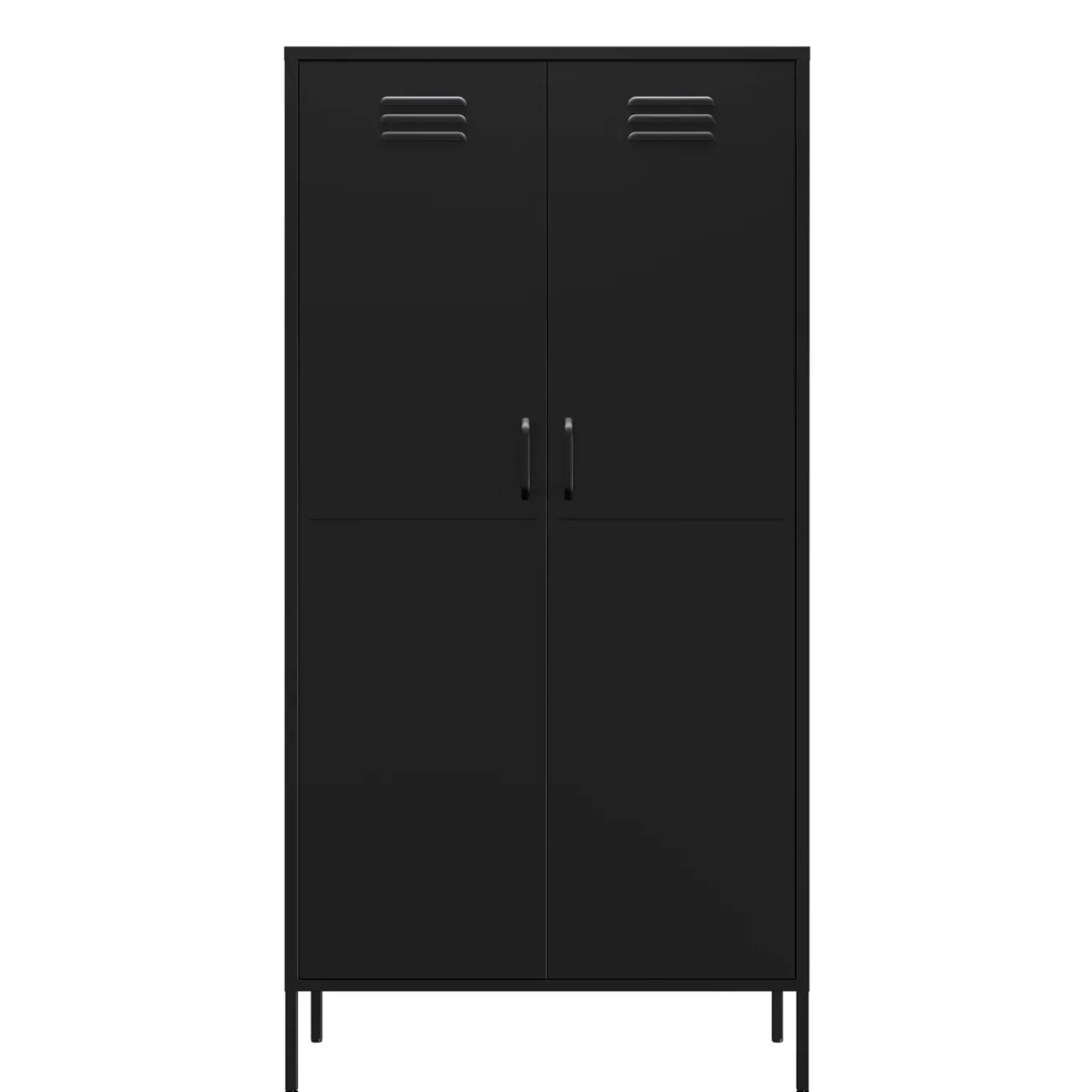 Lendo Online Lockerkast Metaal 90x50x180 Cm Zwart
