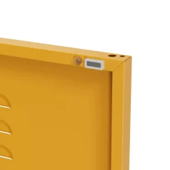 Lendo Online Lockerkast Metaal 35x50x180 Cm Geel
