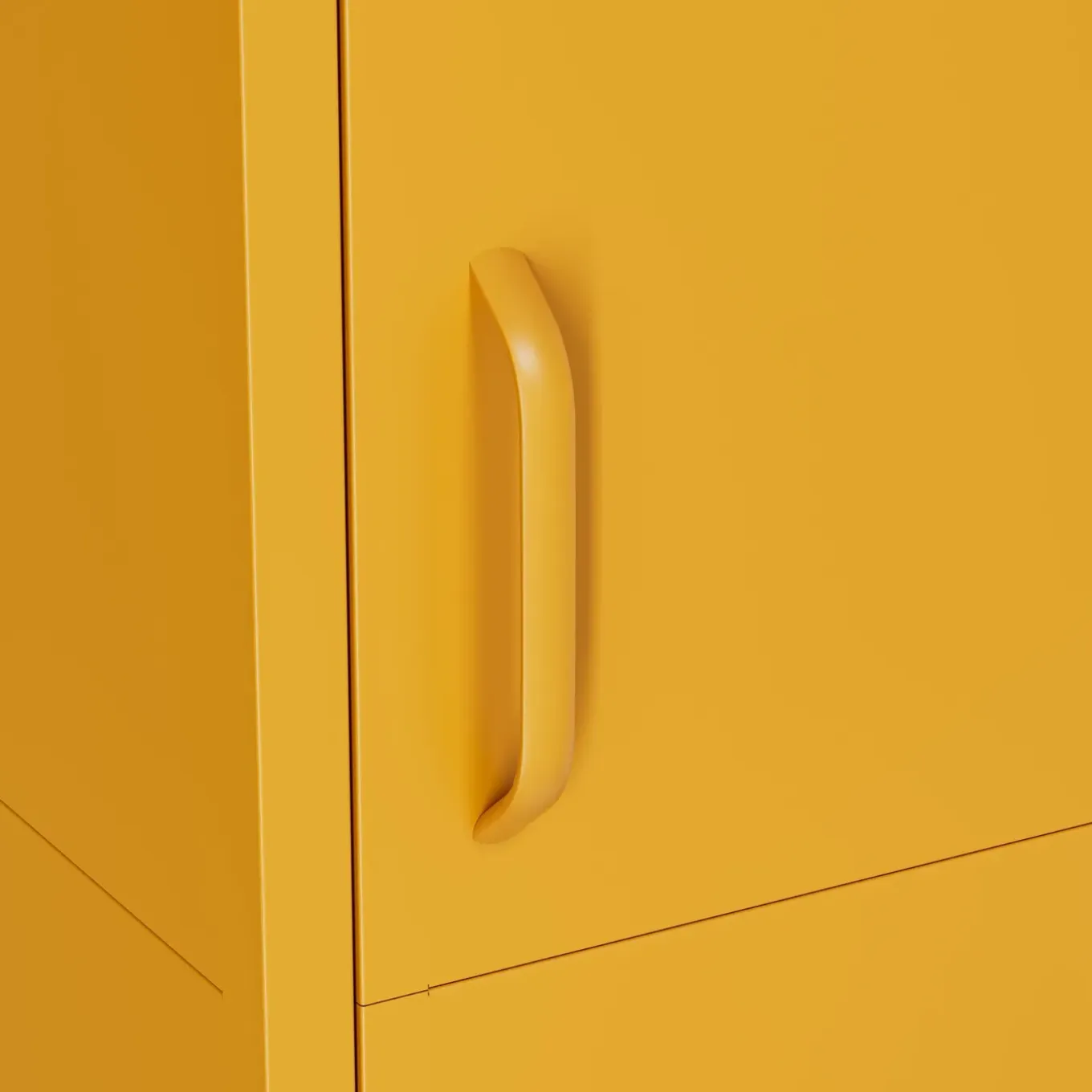 Lendo Online Lockerkast Metaal 35x50x180 Cm Geel