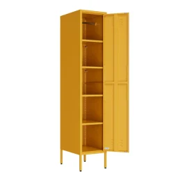 Lendo Online Lockerkast Metaal 35x50x180 Cm Geel