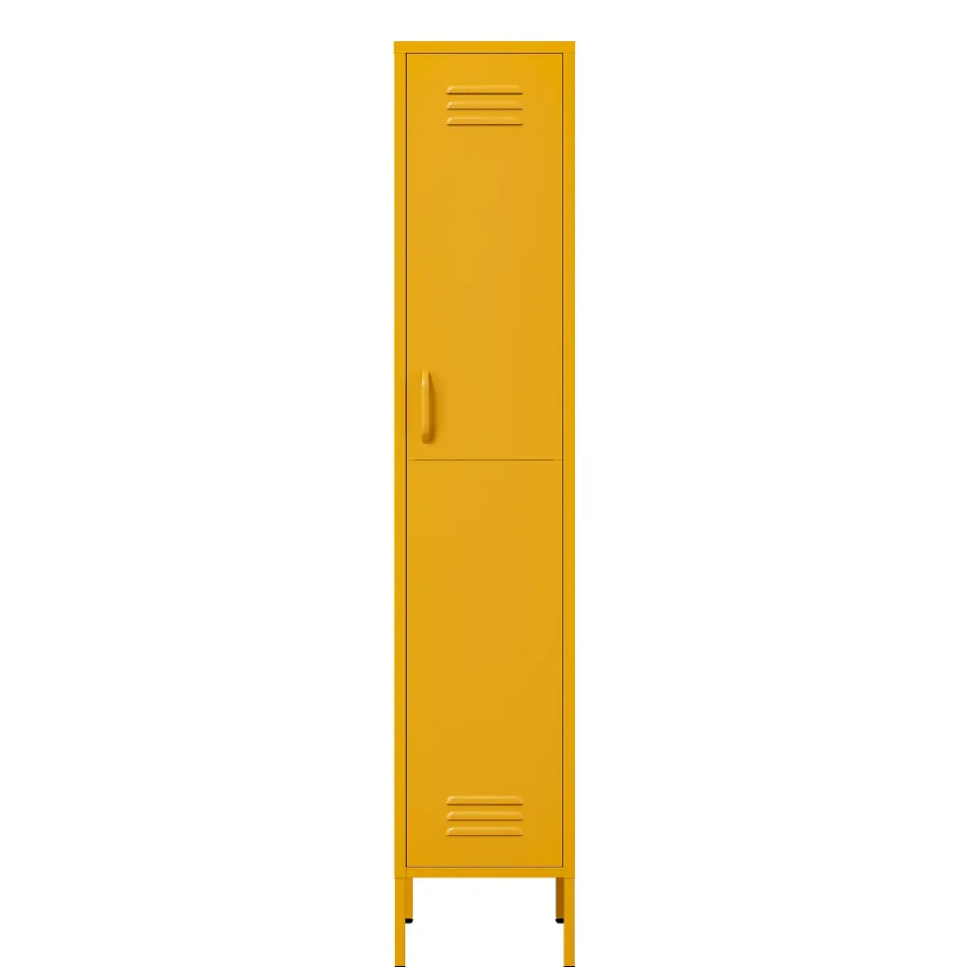 Lendo Online Lockerkast Metaal 35x50x180 Cm Geel