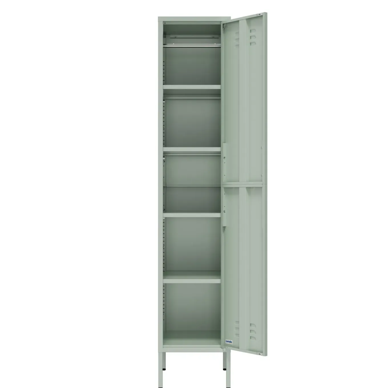 Lendo Online Lockerkast Metaal 35x50x180 Cm Groen