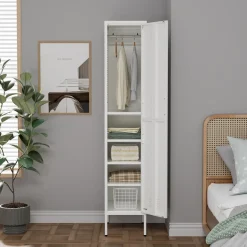 Lendo Online Lockerkast Metaal 35x50x180 Cm Wit