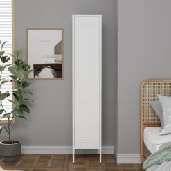 Lendo Online Lockerkast Metaal 35x50x180 Cm Wit