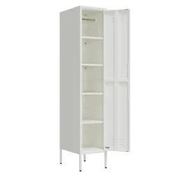 Lendo Online Lockerkast Metaal 35x50x180 Cm Wit