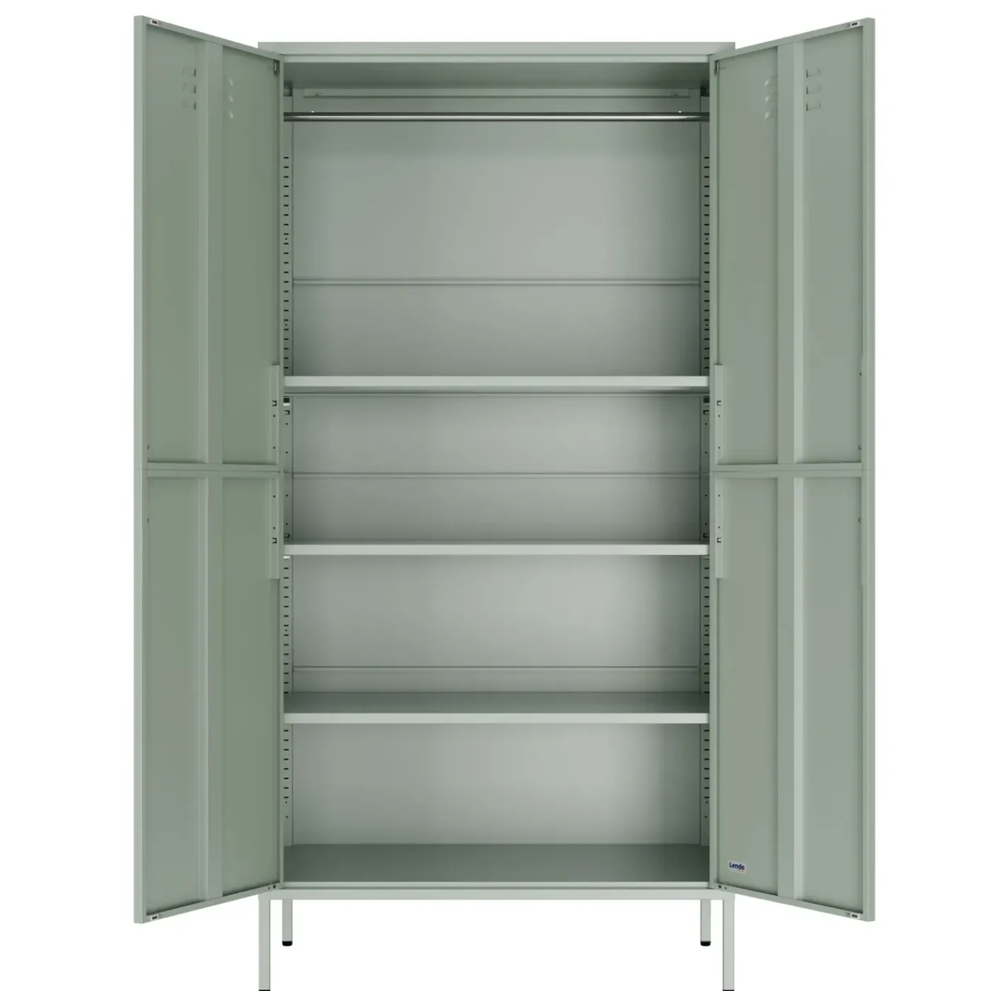 Lendo Online Lockerkast Metaal 90x50x180 Cm Groen