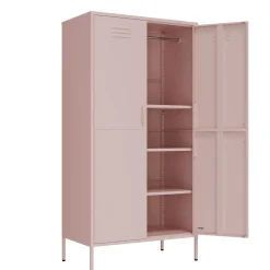 Lendo Online Lockerkast Metaal 90x50x180 Cm Roze