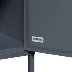Lendo Online Lockerkast Metaal 90x50x180 Cm Antraciet