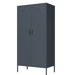 Lendo Online Lockerkast Metaal 90x50x180 Cm Antraciet