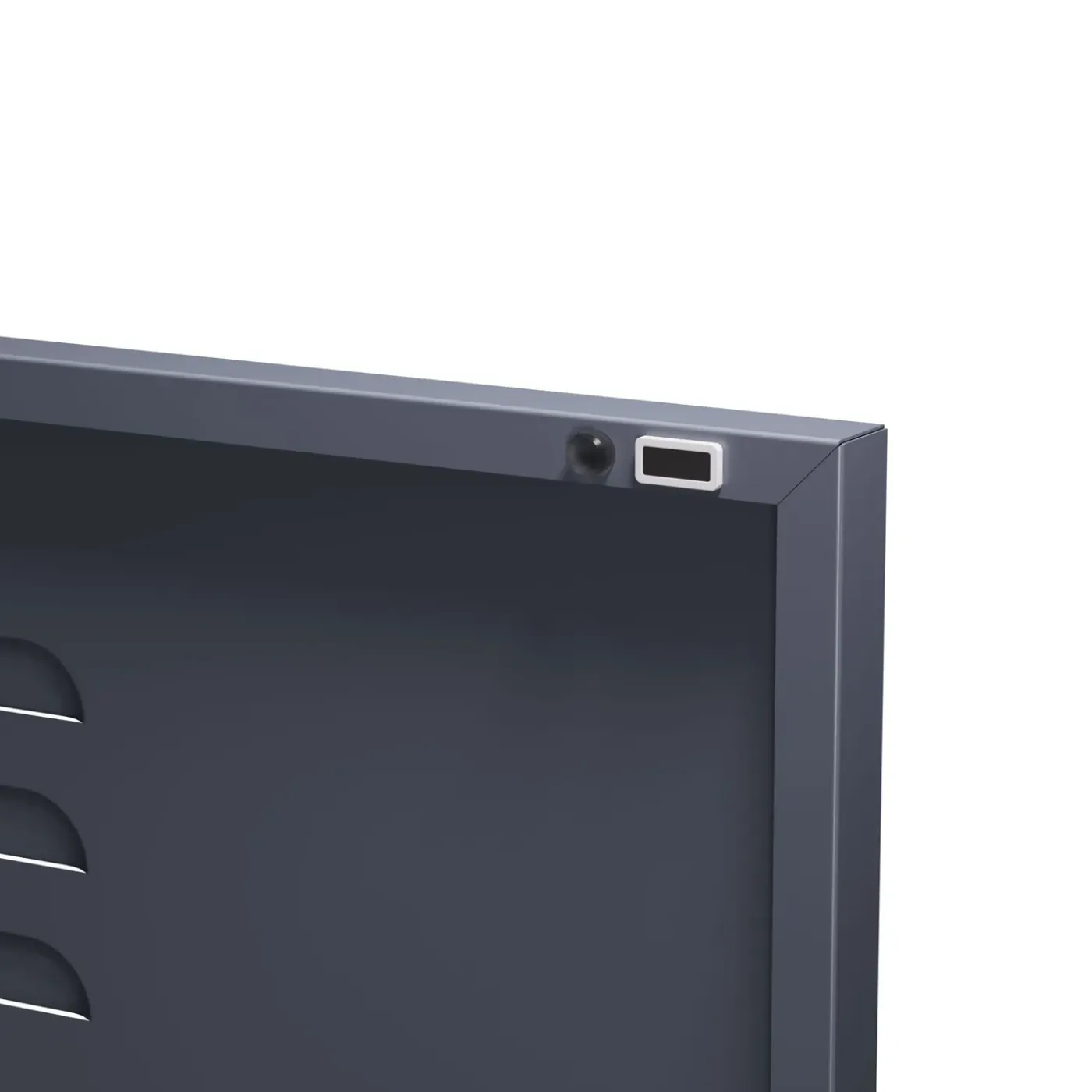 Lendo Online Lockerkast Metaal 90x50x180 Cm Antraciet