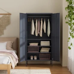 Lendo Online Lockerkast Metaal 90x50x180 Cm Antraciet