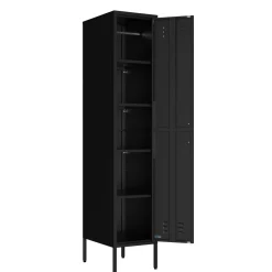 Lendo Online Lockerkast Metaal 35x50x180 Cm Zwart