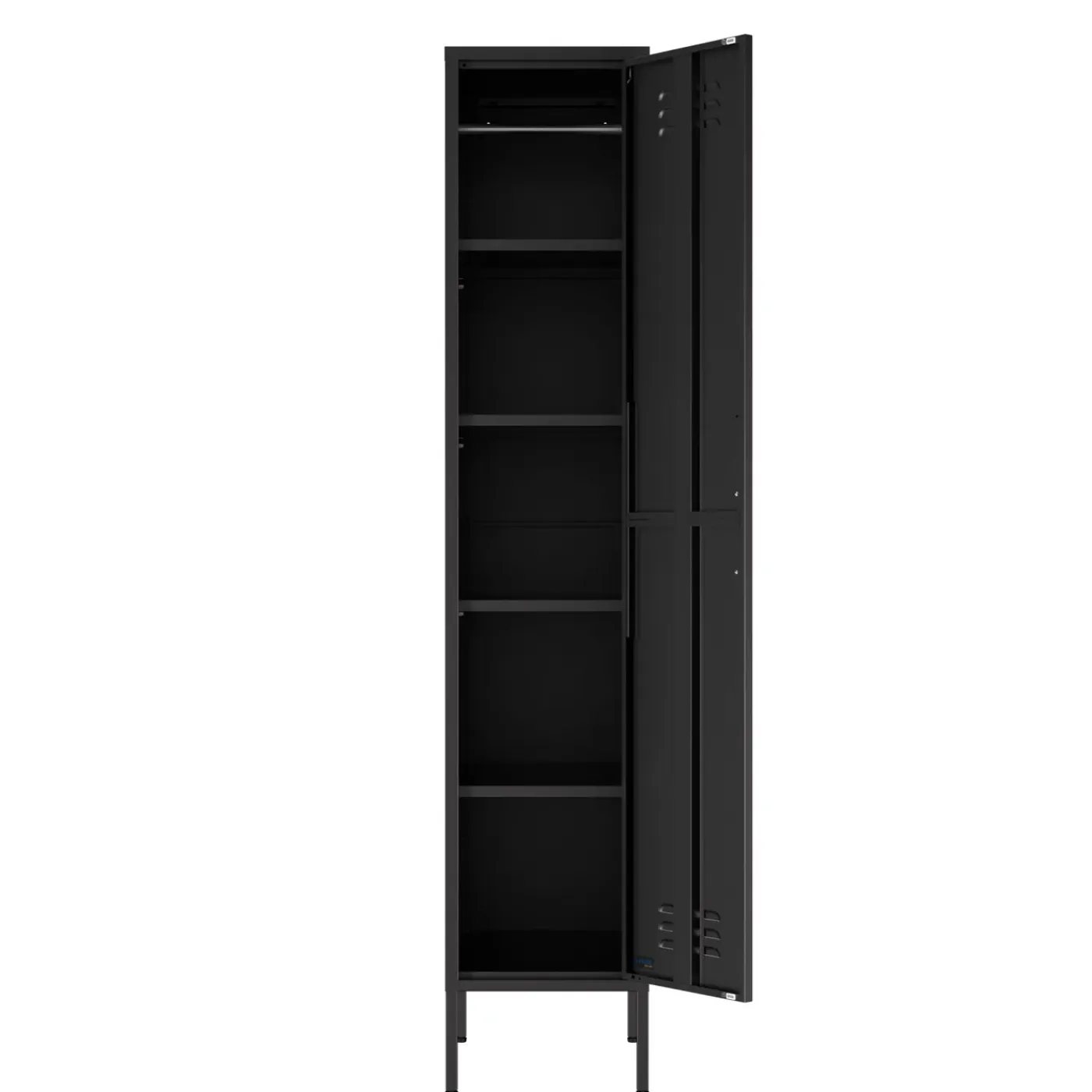 Lendo Online Lockerkast Metaal 35x50x180 Cm Zwart