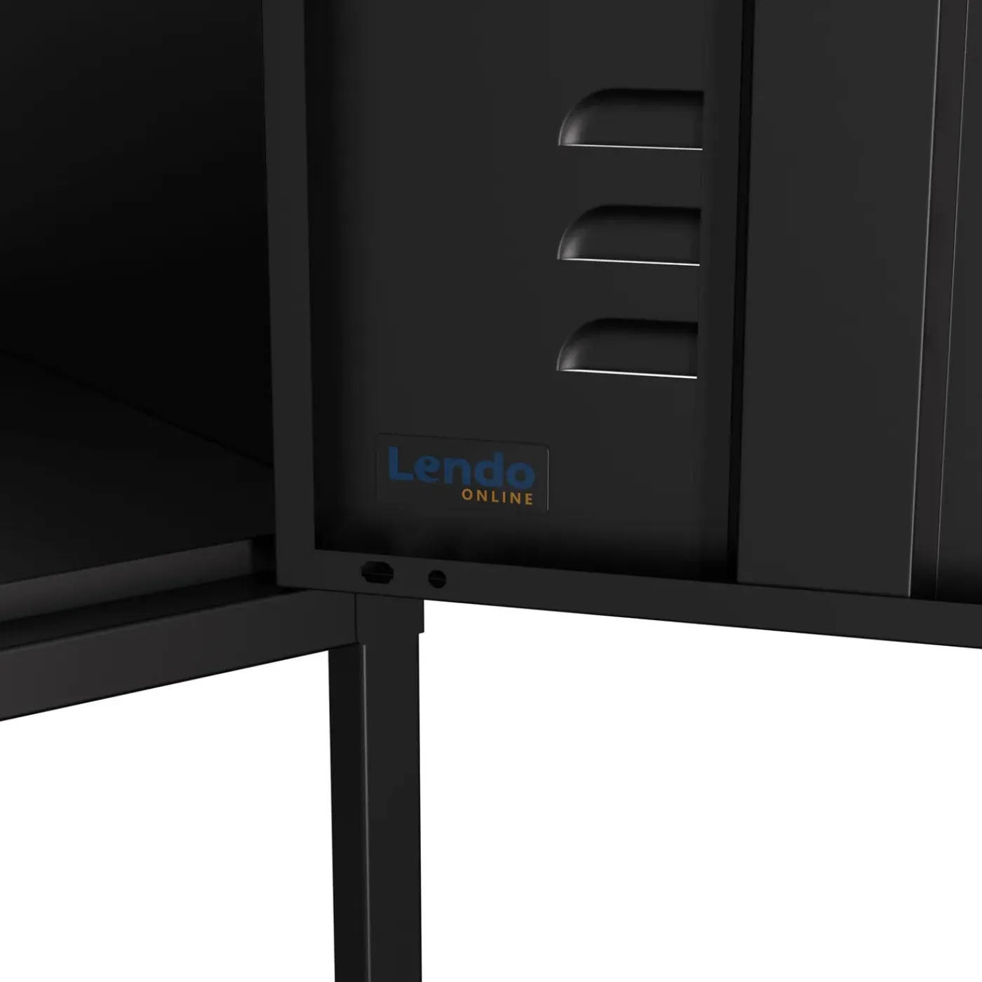Lendo Online Lockerkast Metaal 35x50x180 Cm Zwart