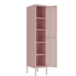 Lendo Online Lockerkast Metaal 35x50x180 Cm Roze