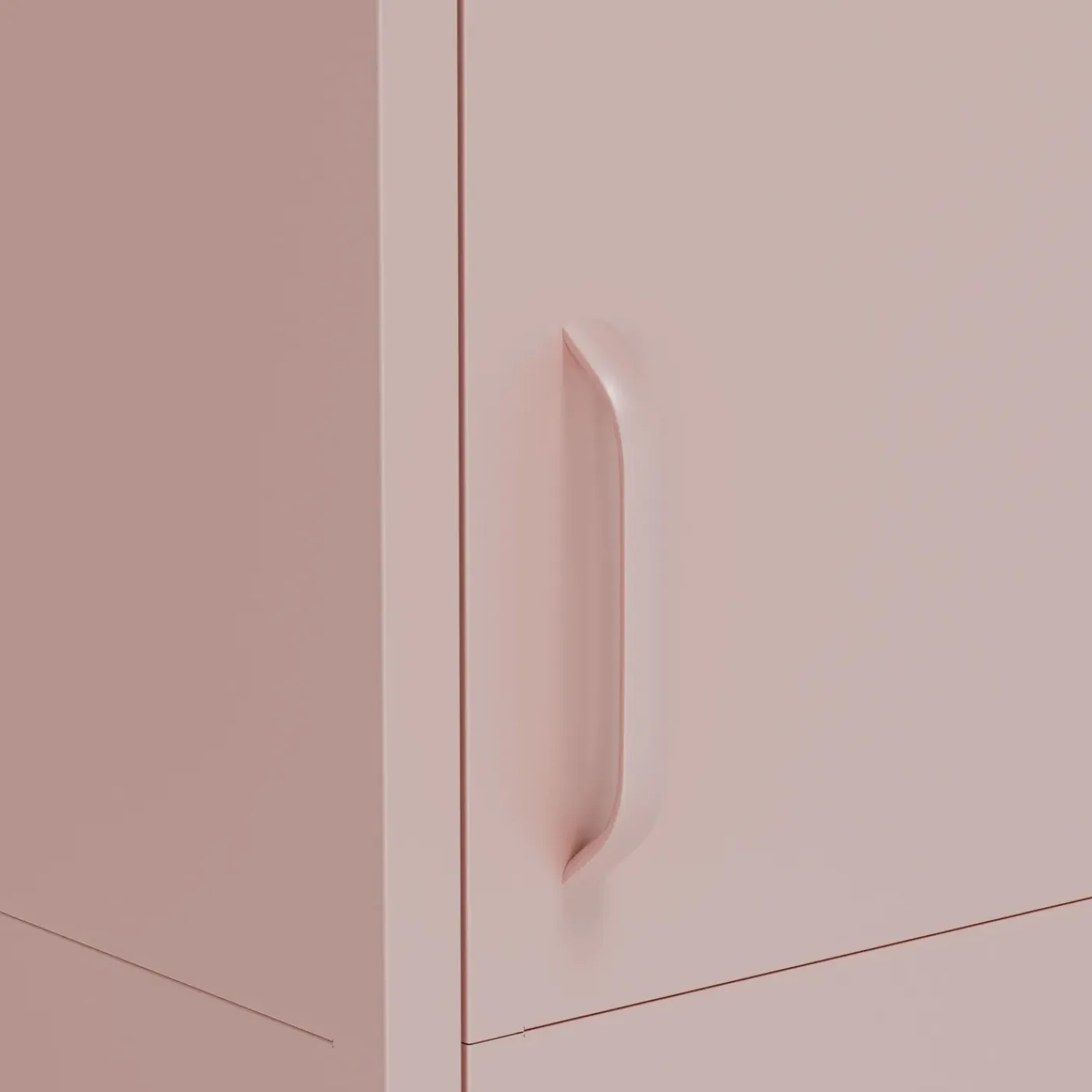 Lendo Online Lockerkast Metaal 35x50x180 Cm Roze