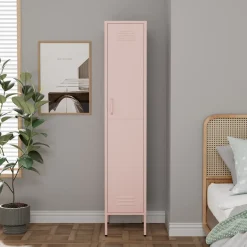 Lendo Online Lockerkast Metaal 35x50x180 Cm Roze