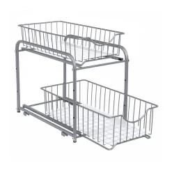 Leobert - Organizer - Metallic Grijs - 21x36,5x27,2 Cm