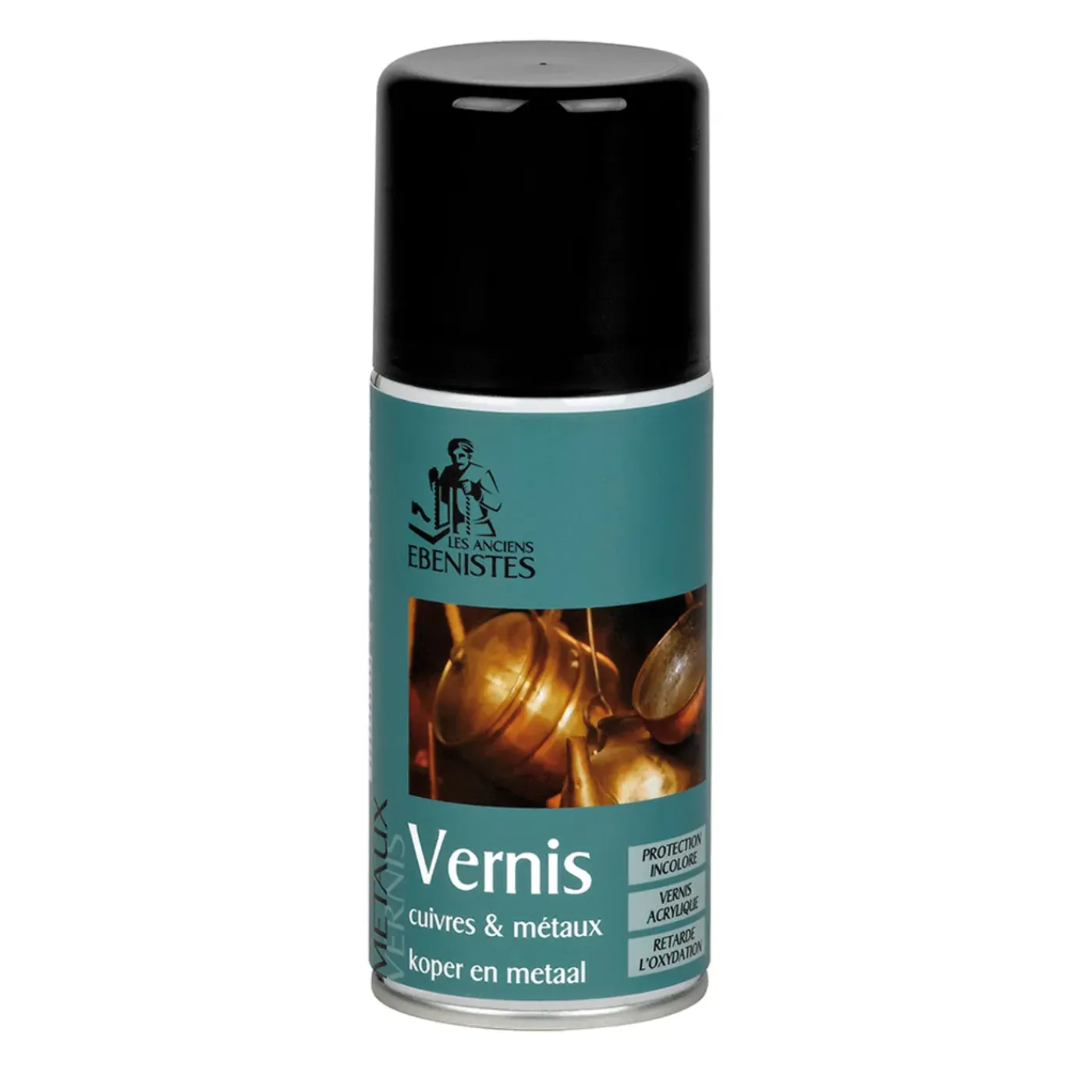 Les Anciens Ebénistes koper en metaal vernis kleurloos 150ml