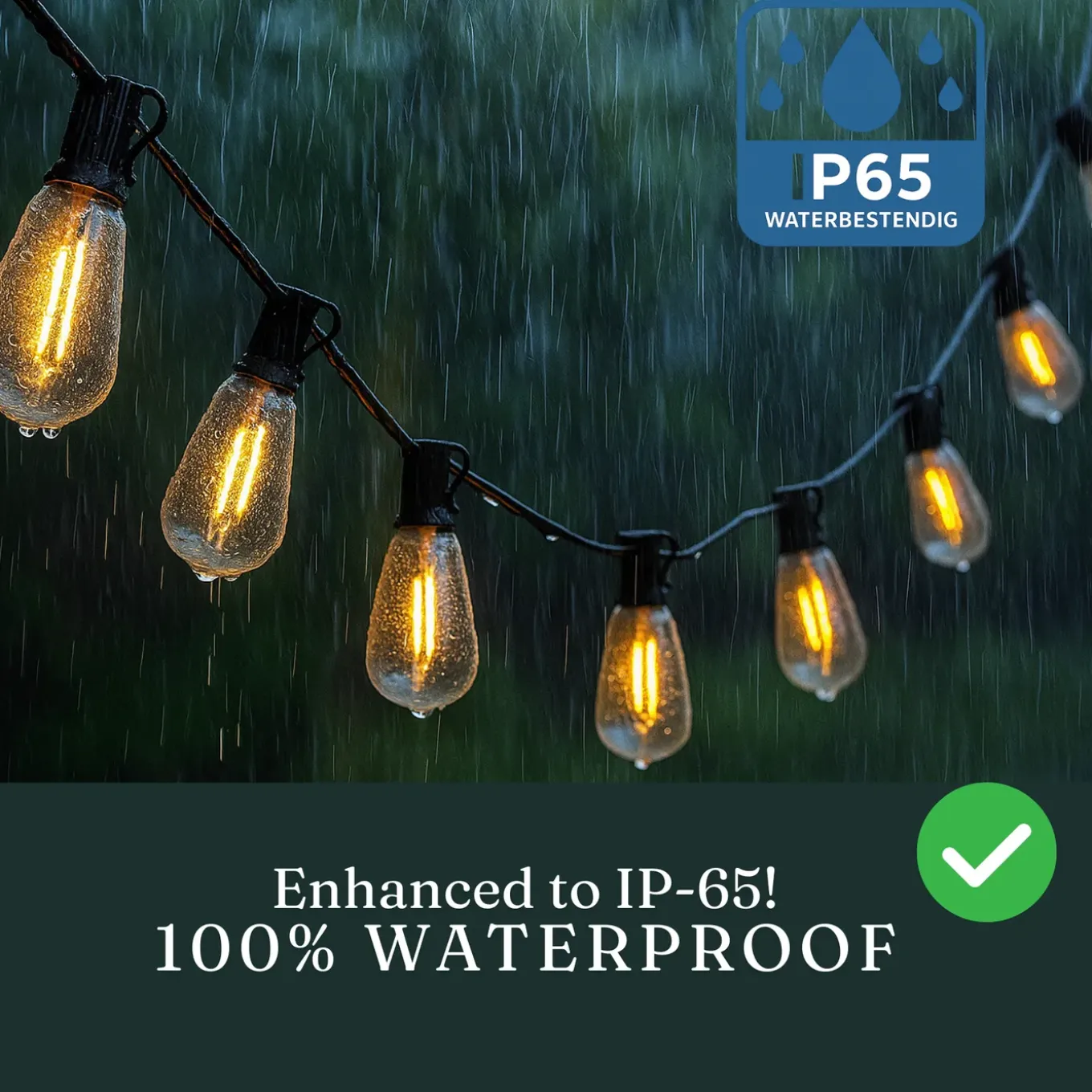 Lichtendirect-17m-30 Led Lampen-lichtsnoer-waterdicht