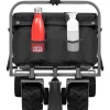LifeGoods Bolderkar - Opvouwbaar - 80kg - 94l - Wasbaar Polyester - Zwart