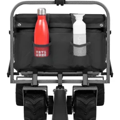 LifeGoods Bolderkar - Opvouwbaar - 80kg - 94l - Wasbaar Polyester - Zwart