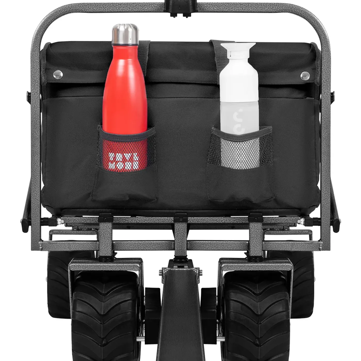 LifeGoods Bolderkar - Opvouwbaar - 80kg - 94l - Wasbaar Polyester - Zwart