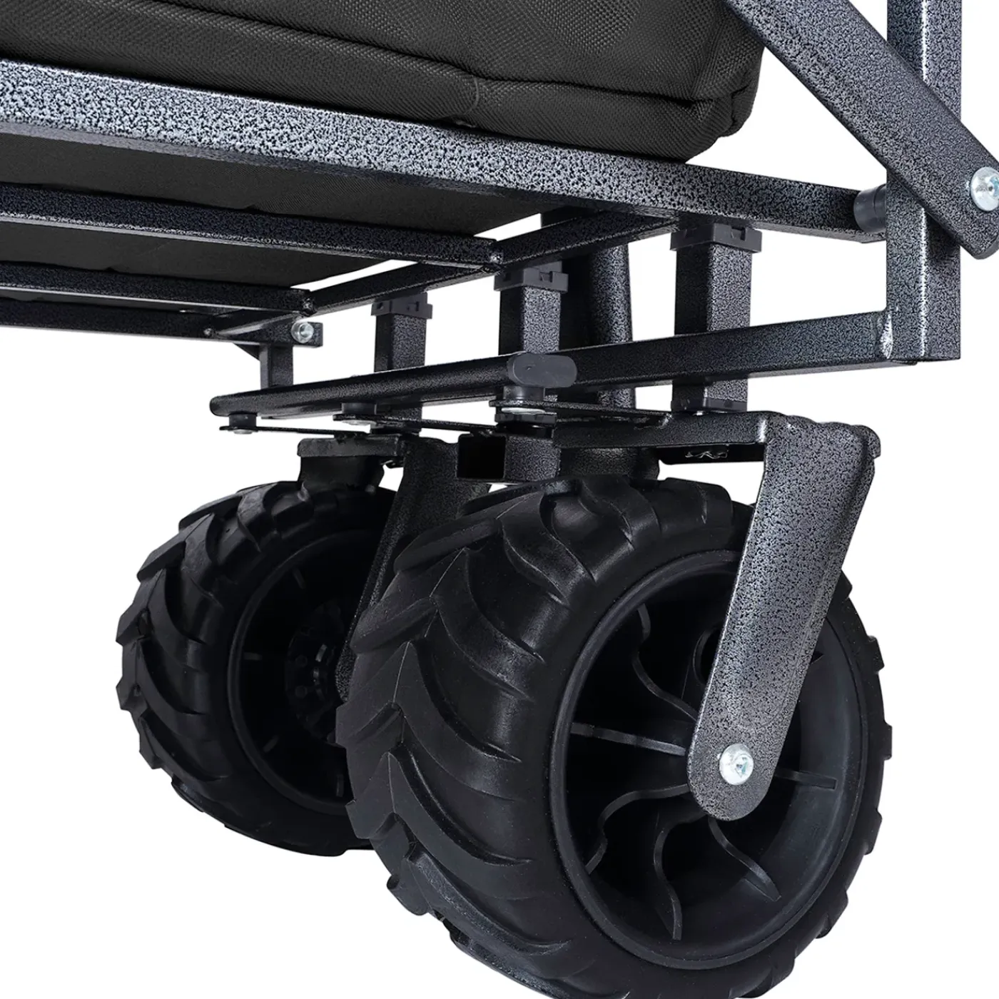 LifeGoods Bolderkar - Opvouwbaar - 80kg - 94l - Wasbaar Polyester - Zwart