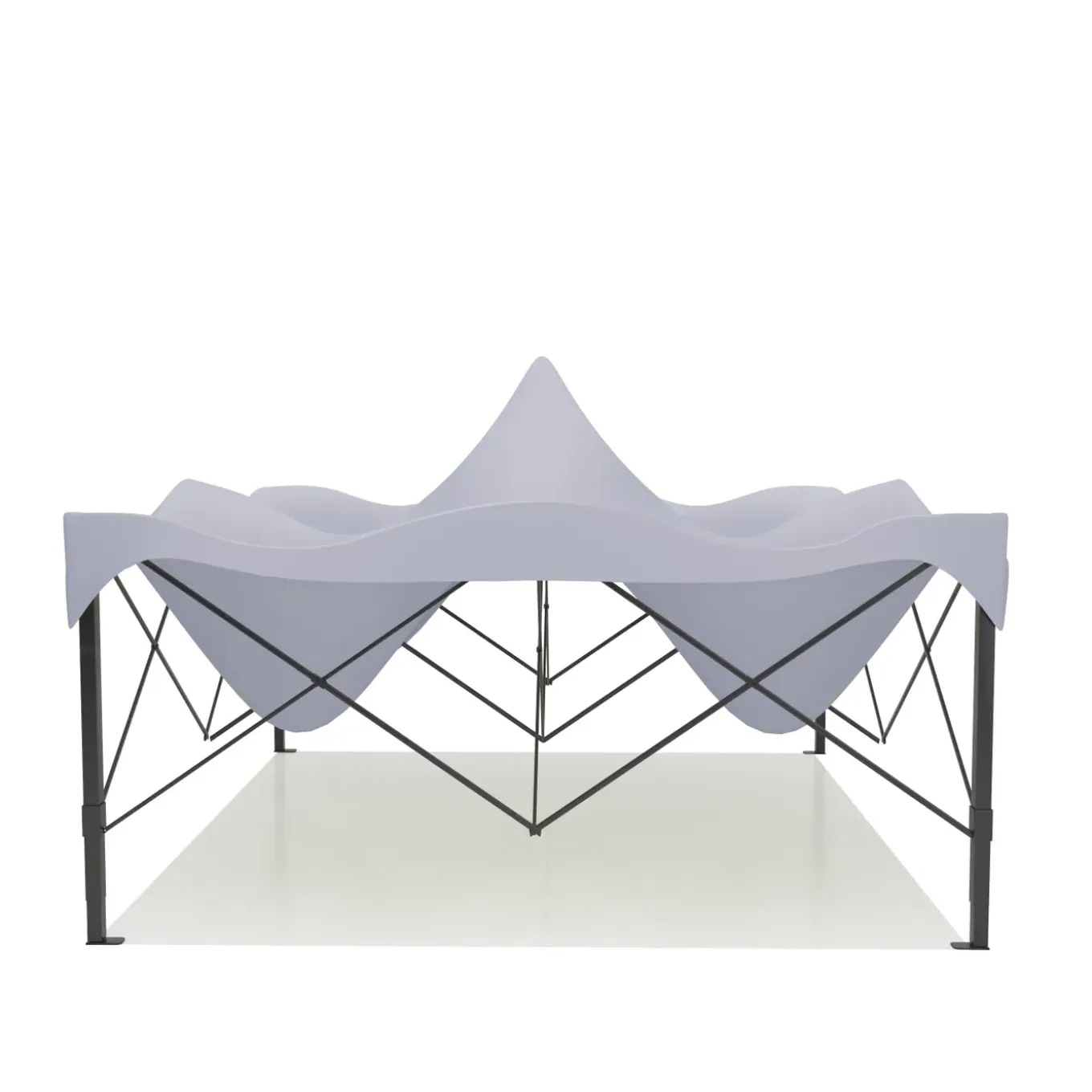 Lifegoods Partytent - Opvouwbaar - 3x3 M - Easy Up - Waterdicht - Donkergrijs