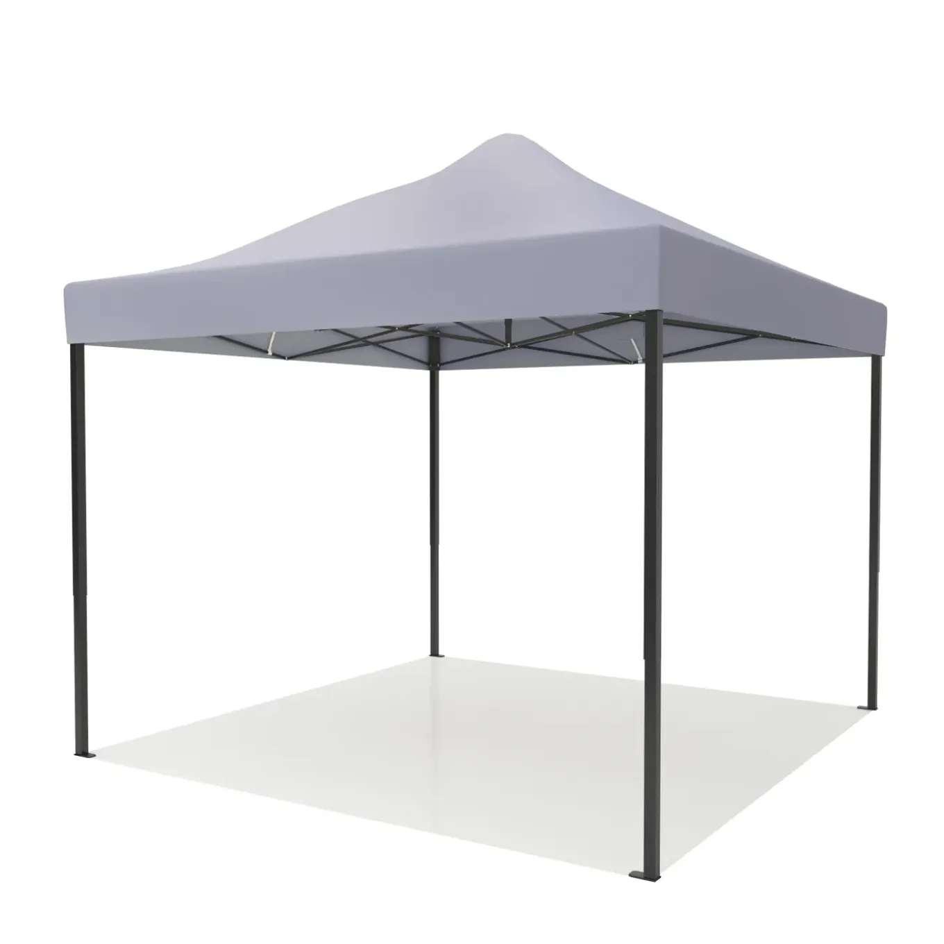 Lifegoods Partytent - Opvouwbaar - 3x3 M - Easy Up - Waterdicht - Donkergrijs