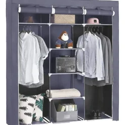 Life's Green Km2g Xxl Opvouwbare Kledingkast – Stalen Frame Met 200kg Draagkracht – 150x45x175cm
