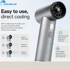 Lifetime Air Draagbare Mini Handventilator