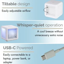 Lifetime Air Mini Air Cooler - Luchtbevochtiger Aircooler