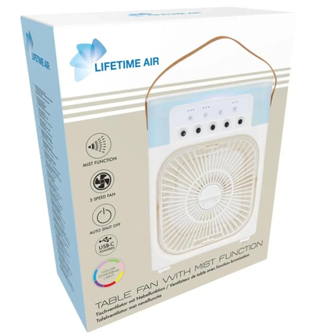 Lifetime Air Tafelventilator Met Vernevelstand