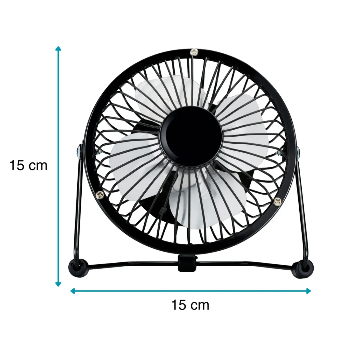 Lifetime Air Usb Ventilator Metaal D13cm
