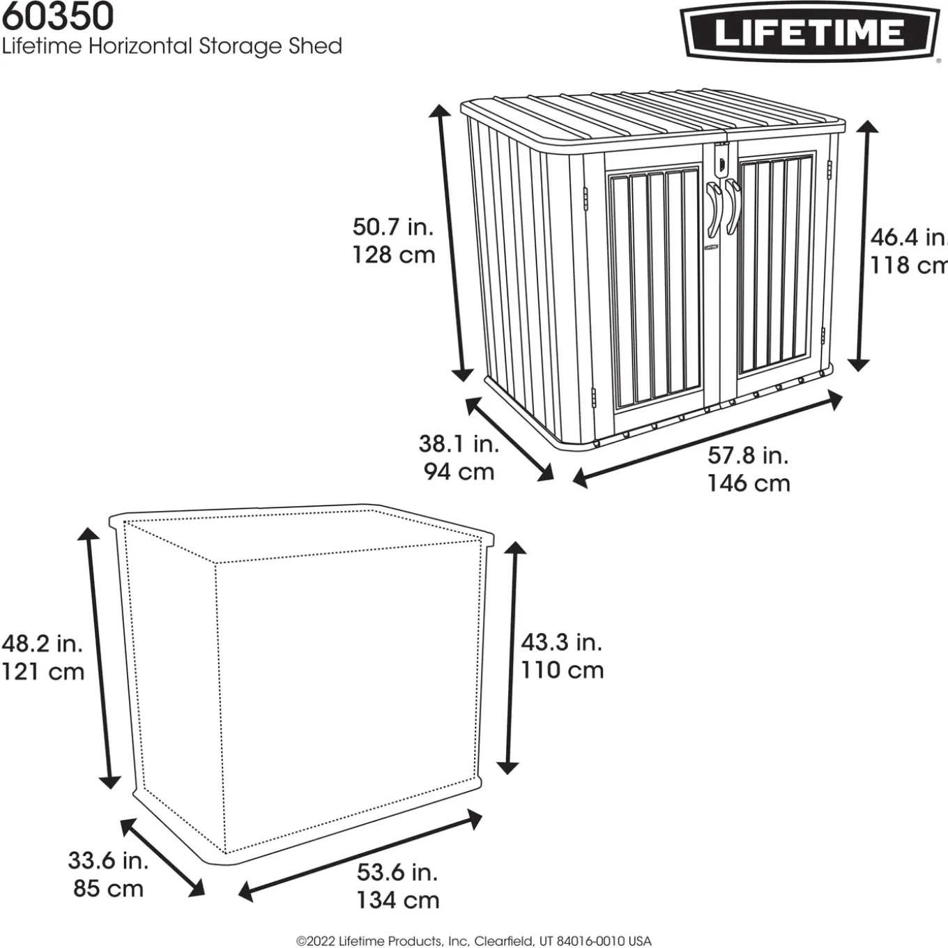 Lifetime Containerombouw Kunststof Voor 2 Containers - Kliko Ombouw