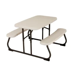 Lifetime Kindertafel Opvouwbaar - Picknickset Voor Binnen En Buiten - Creme