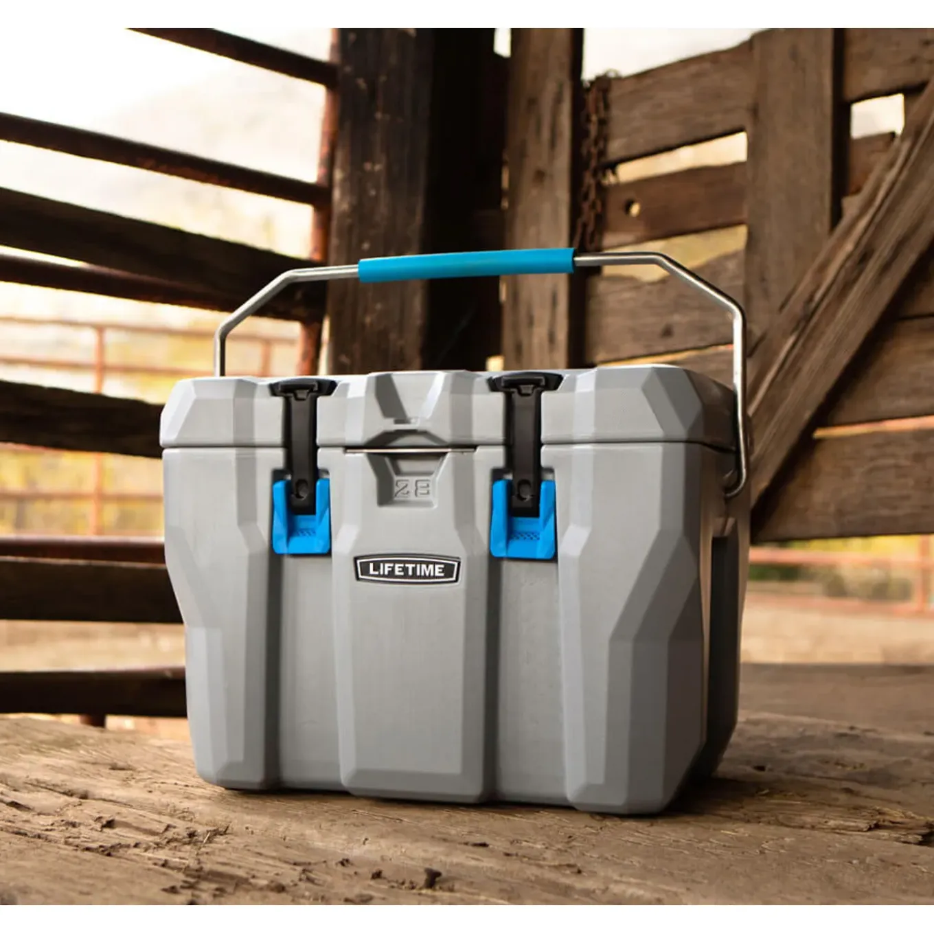 Lifetime Koelbox Premium 27 Liter Lb90911 - 33x55x41cm - Grijs